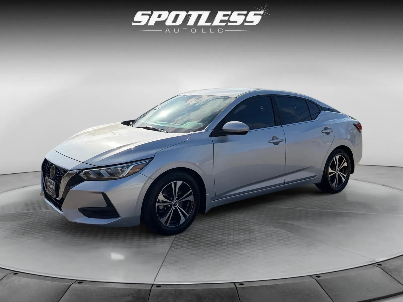 Silver 2021 Nissan Sentra SV for sale in San Antonio, TX