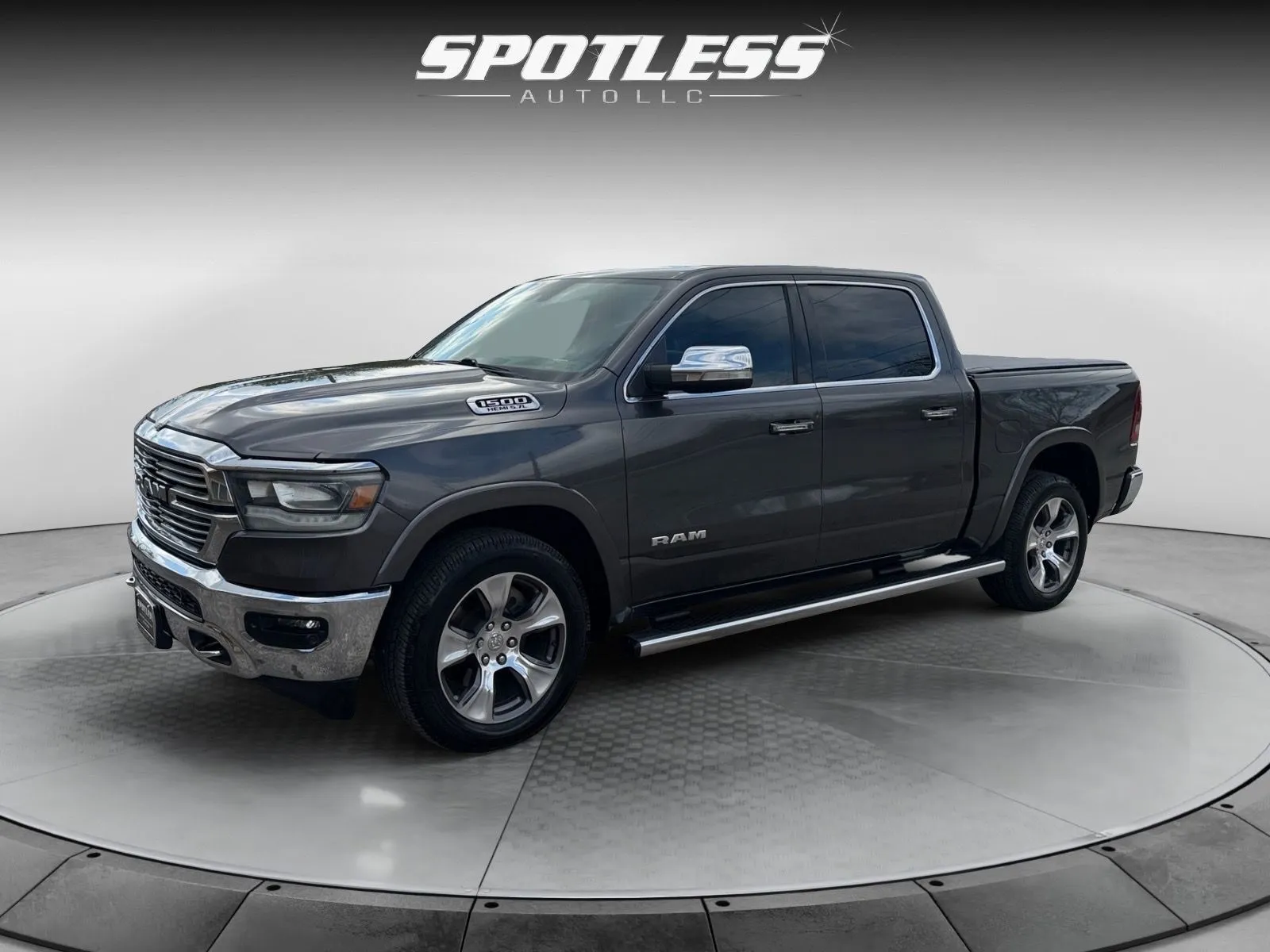 Gray 2021 Ram 1500 Laramie for sale in San Antonio, TX
