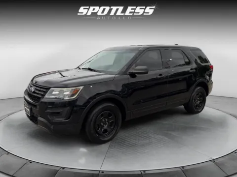 Black 2016 Ford Explorer Police Interceptor Utility for sale in San Antonio, TX