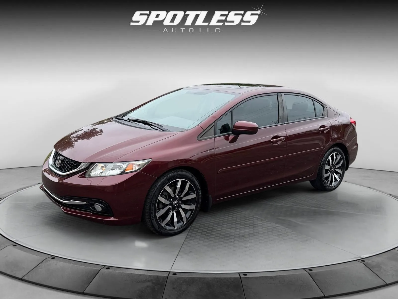 Red 2015 Honda Civic EX-L w/Navi for sale in San Antonio, TX