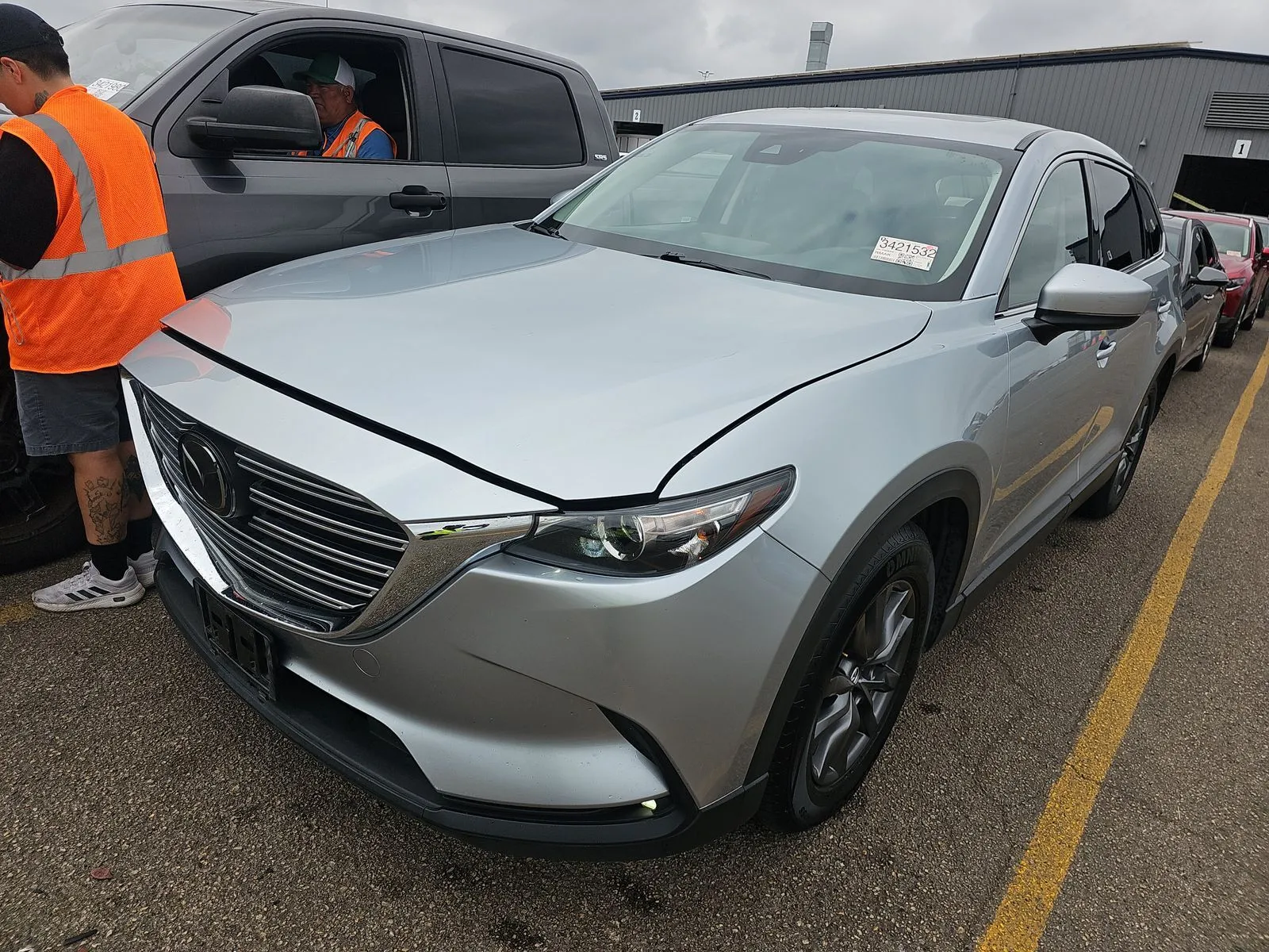 Silver 2023 Mazda CX-9 Touring for sale in San Antonio, TX