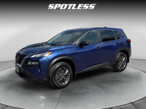 Blue 2021 Nissan Rogue S for sale in San Antonio, TX