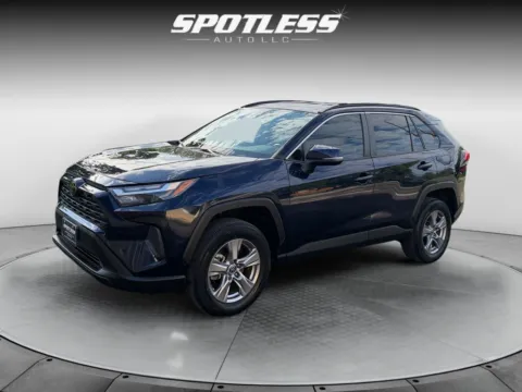 Blue 2022 Toyota RAV4 XLE for sale in San Antonio, TX