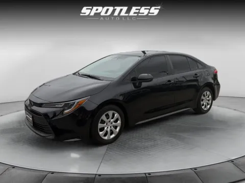Black 2023 Toyota Corolla LE for sale in San Antonio, TX