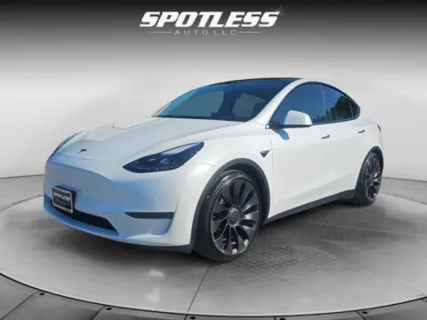 Another view of 2021 Tesla Model Y Performance for sale in San Antonio, TX at Spotless Auto San Pedro
