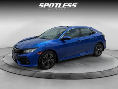 Blue 2018 Honda Civic EX for sale in San Antonio, TX