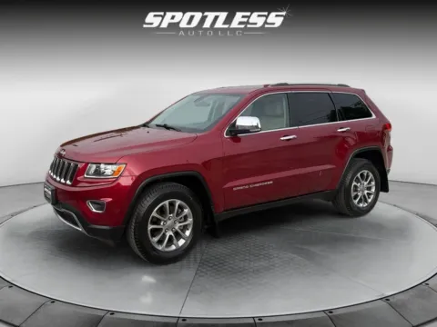 Red 2015 Jeep Grand Cherokee Limited for sale in San Antonio, TX