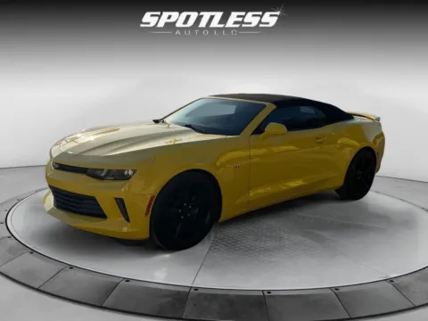Yellow 2016 Chevrolet Camaro LT for sale in San Antonio, TX