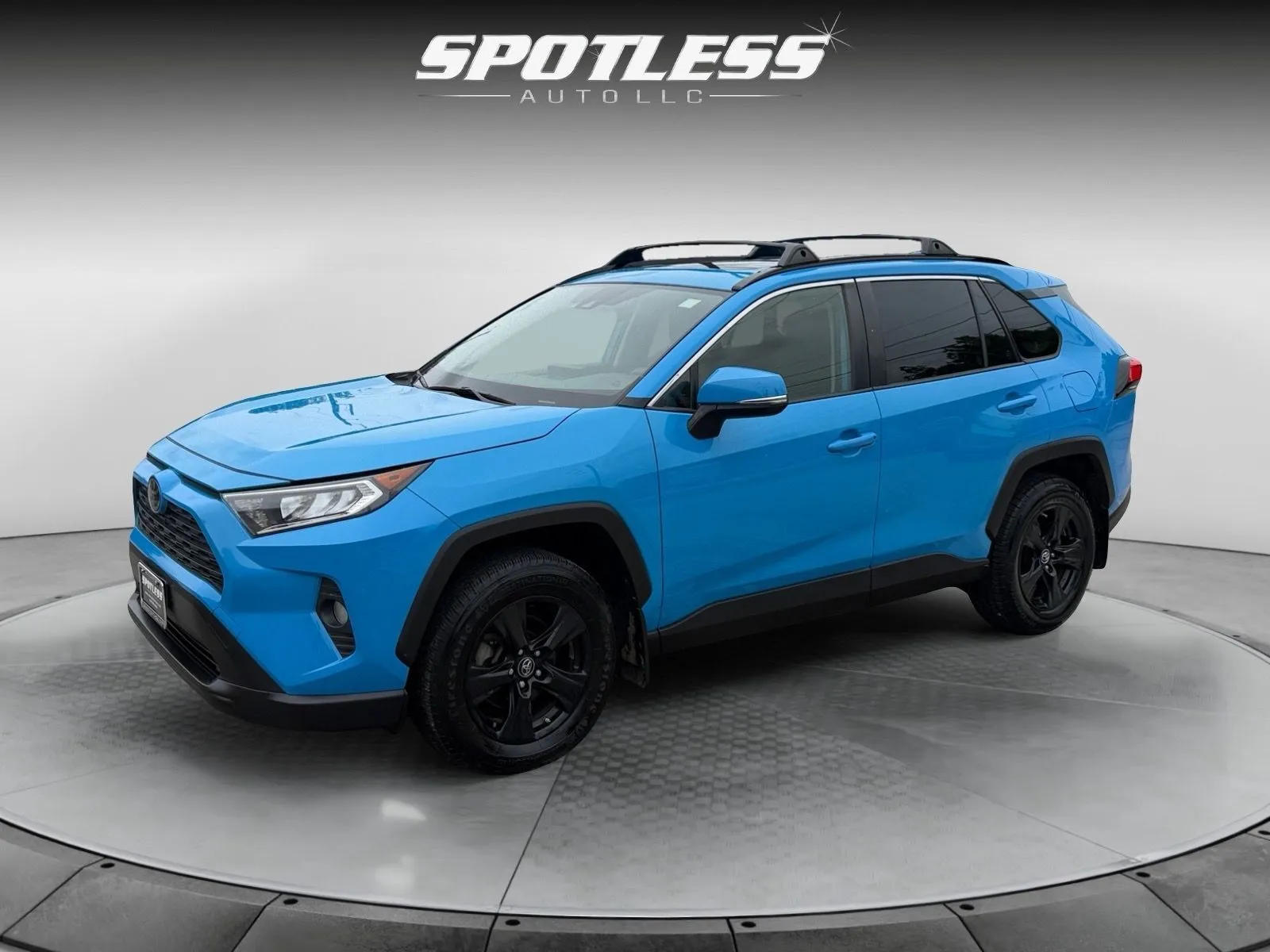 Blue 2019 Toyota RAV4 XLE for sale in San Antonio, TX