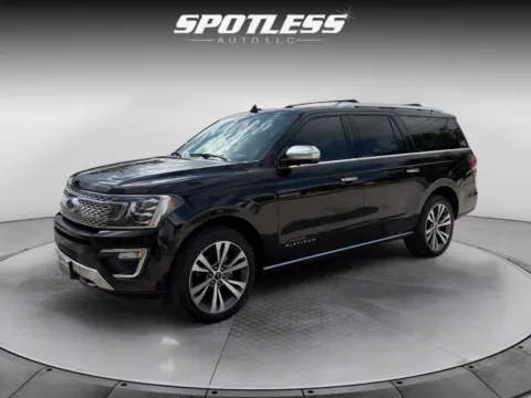 Black 2020 Ford Expedition MAX Platinum for sale in San Antonio, TX