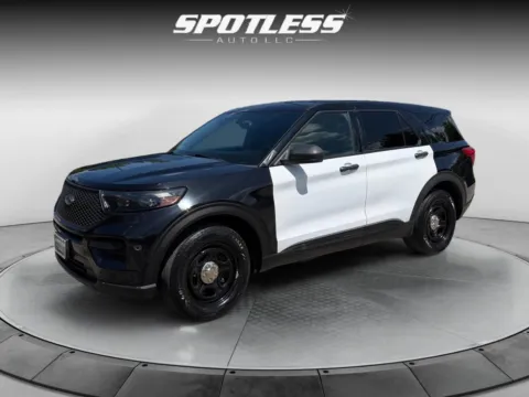 Black 2021 Ford Explorer Police Interceptor Utility for sale in San Antonio, TX