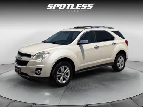 White 2012 Chevrolet Equinox LTZ for sale in San Antonio, TX