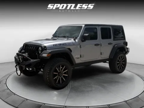 Silver 2019 Jeep Wrangler Unlimited Sport S for sale in San Antonio, TX