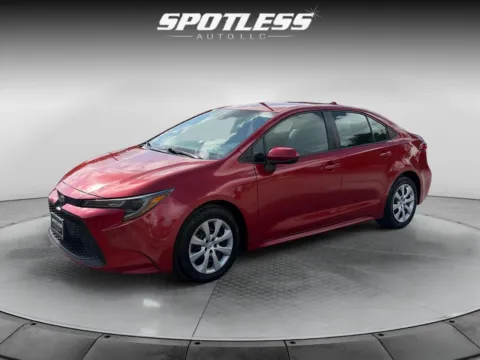 Red 2021 Toyota Corolla LE for sale in San Antonio, TX