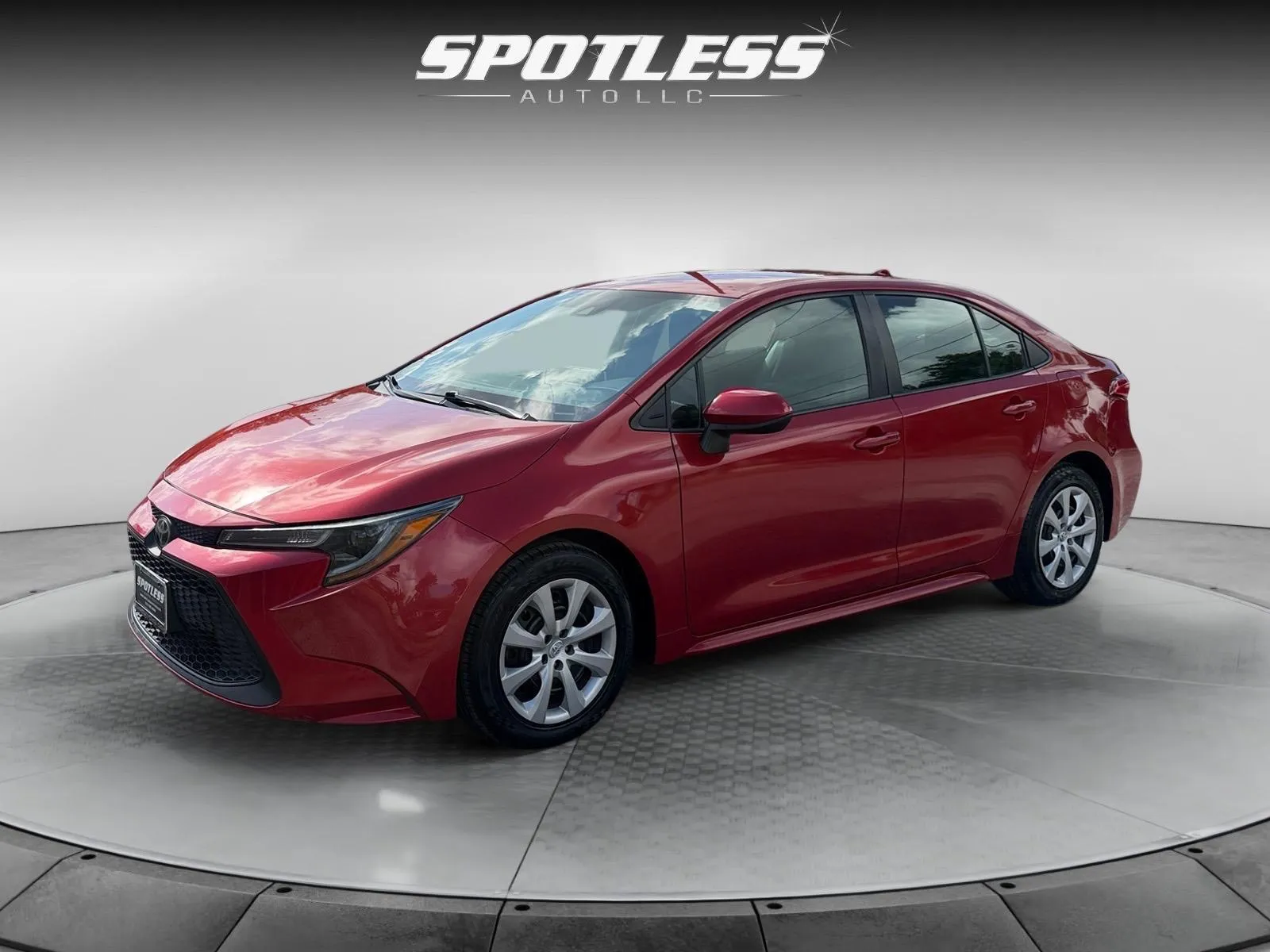 Red 2021 Toyota Corolla LE for sale in San Antonio, TX