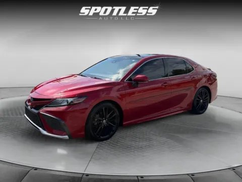Red 2021 Toyota Camry XSE for sale in San Antonio, TX
