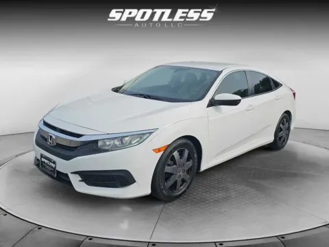 White 2018 Honda Civic LX for sale in San Antonio, TX