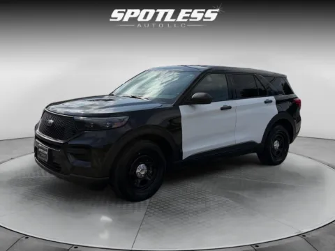 Black 2021 Ford Explorer Police Interceptor Utility for sale in San Antonio, TX