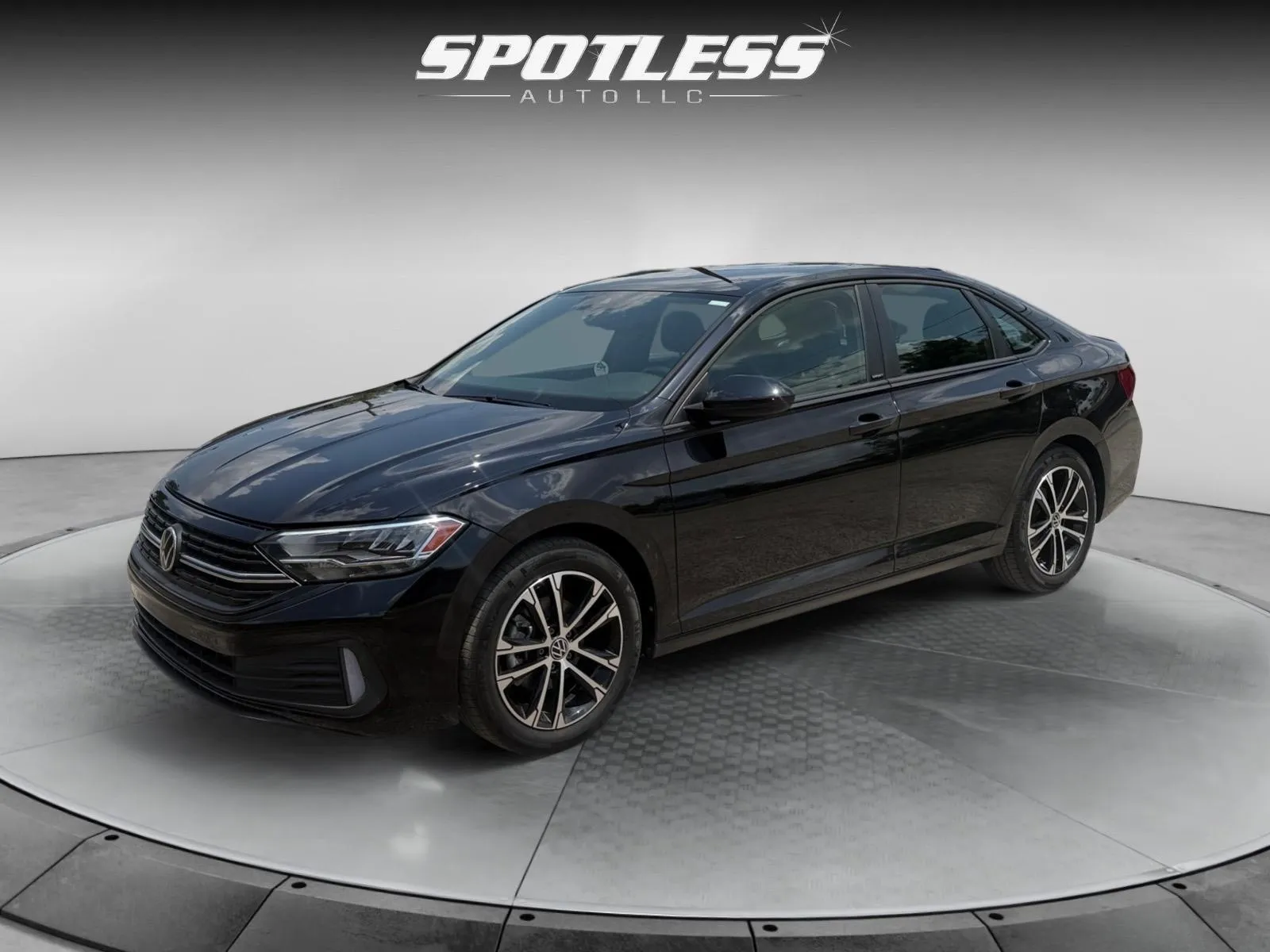 Black 2023 Volkswagen Jetta Sport for sale in San Antonio, TX