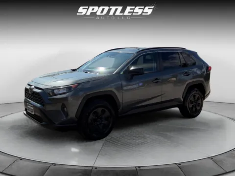 Gray 2021 Toyota RAV4 LE for sale in San Antonio, TX