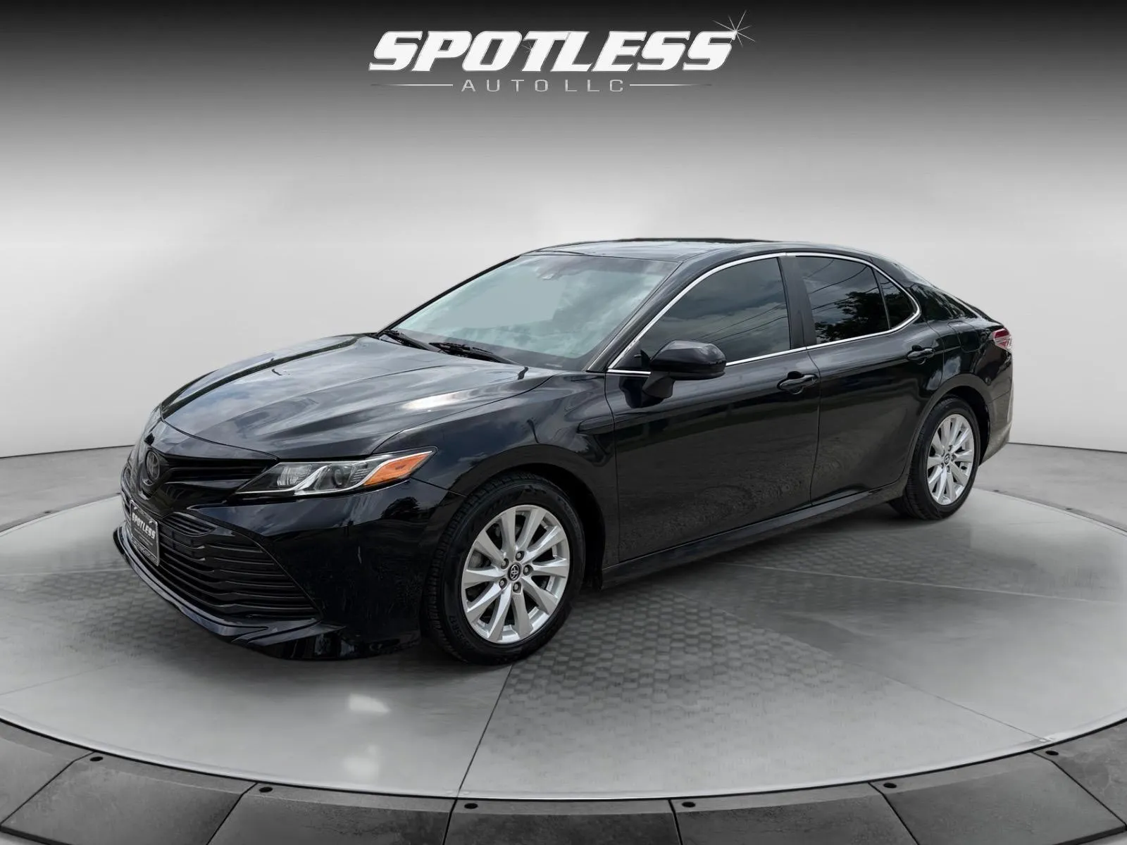 Black 2020 Toyota Camry LE for sale in San Antonio, TX