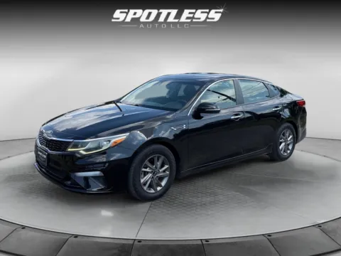 Black 2019 Kia Optima LX for sale in San Antonio, TX