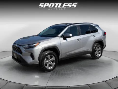 Silver 2022 Toyota RAV4 Hybrid XLE for sale in San Antonio, TX