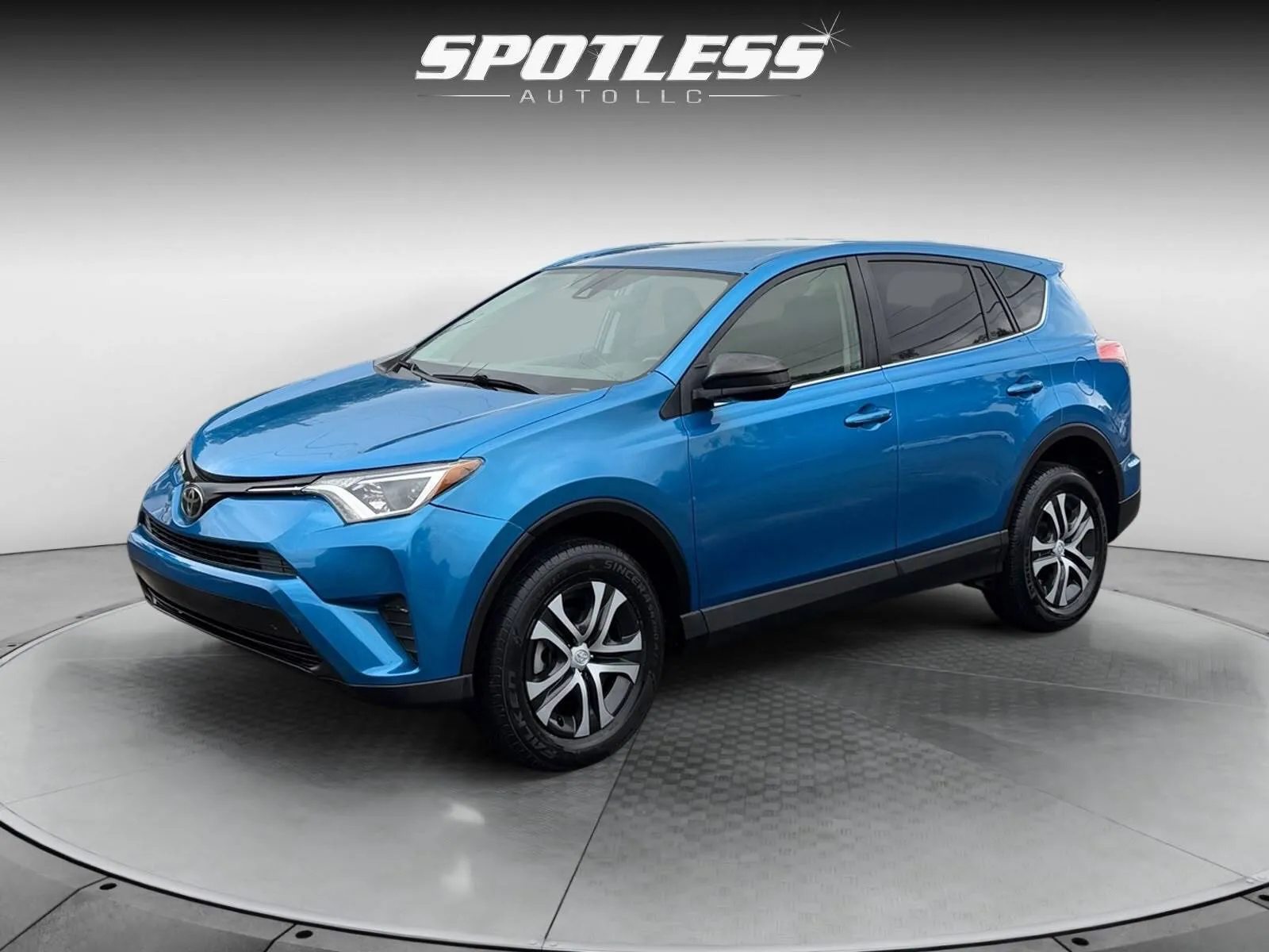 Blue 2018 Toyota RAV4 LE for sale in San Antonio, TX