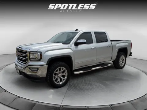 Silver 2018 GMC Sierra 1500 SLT for sale in San Antonio, TX