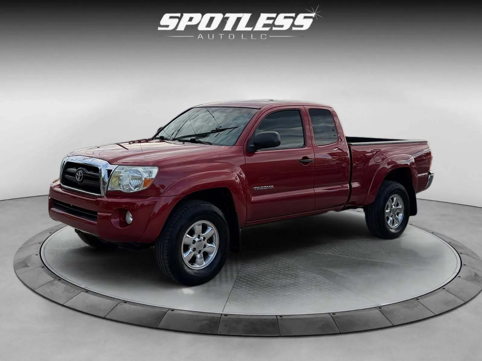 Red 2005 Toyota Tacoma PreRunner V6 for sale in San Antonio, TX
