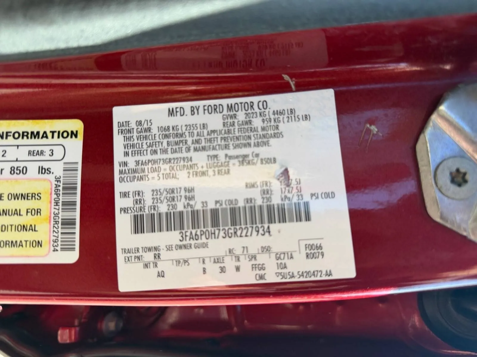Ford Fusion photo 17
