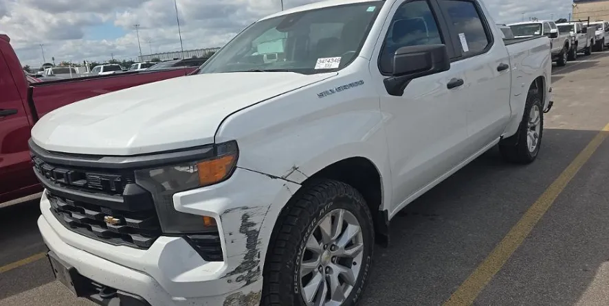 White 2023 Chevrolet Silverado 1500 Custom for sale in San Antonio, TX
