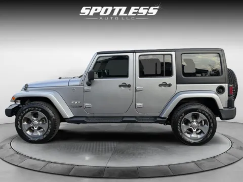 Another view of 2018 Jeep Wrangler JK Unlimited Sahara for sale in San Antonio, TX at Spotless Auto Loop 1604