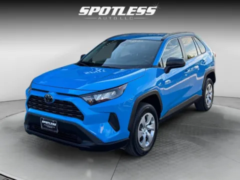 Blue 2020 Toyota RAV4 LE for sale in San Antonio, TX
