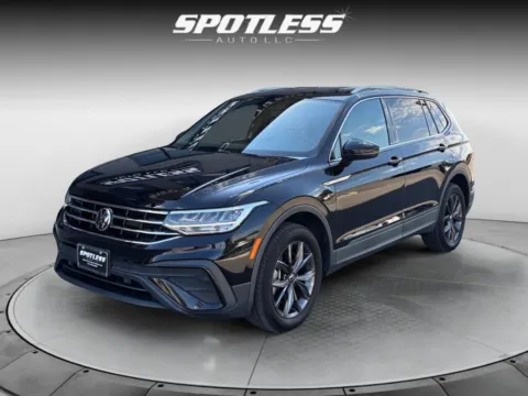 Black 2022 Volkswagen Tiguan 2.0T SE for sale in San Antonio, TX