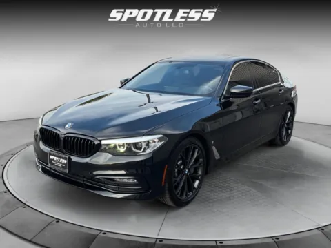Black 2018 BMW 5 Series 530e iPerformance for sale in San Antonio, TX