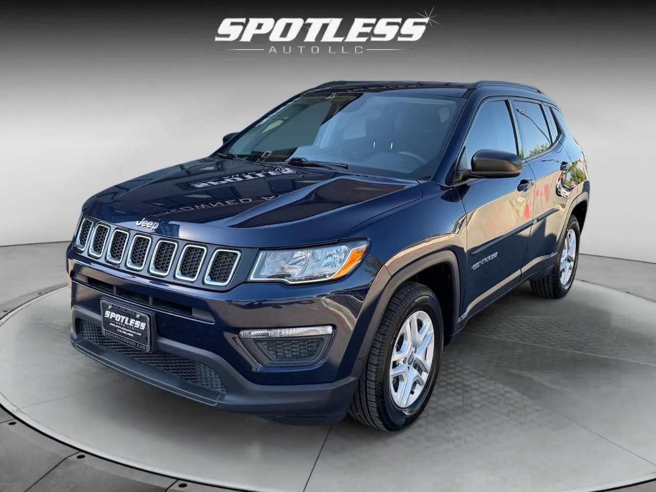 Blue 2018 Jeep Compass Sport for sale in San Antonio, TX