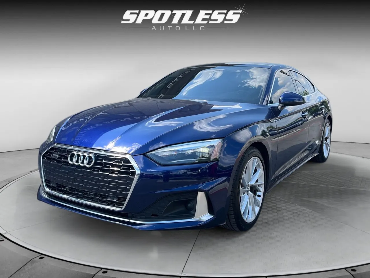 Blue 2021 Audi A5 quattro Premium 40 TFSI for sale in San Antonio, TX