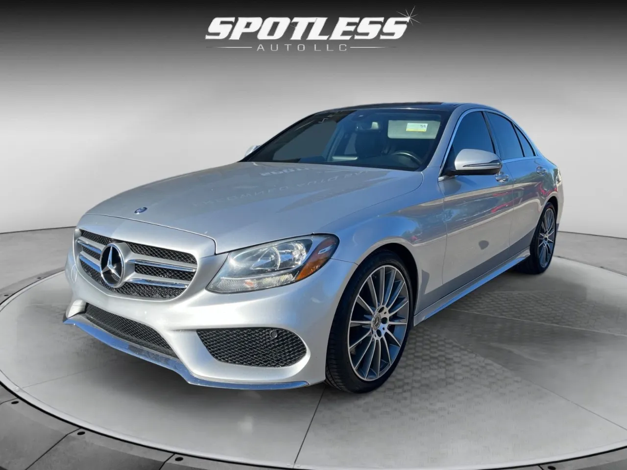 Silver 2017 Mercedes-Benz C-Class C 300 for sale in San Antonio, TX