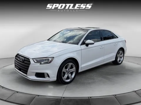White 2018 Audi A3 2.0T Premium for sale in San Antonio, TX