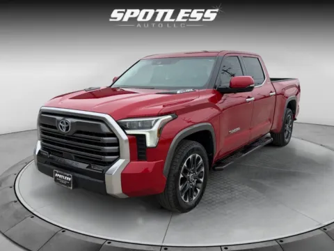 Red 2022 Toyota Tundra Hybrid Limited for sale in San Antonio, TX