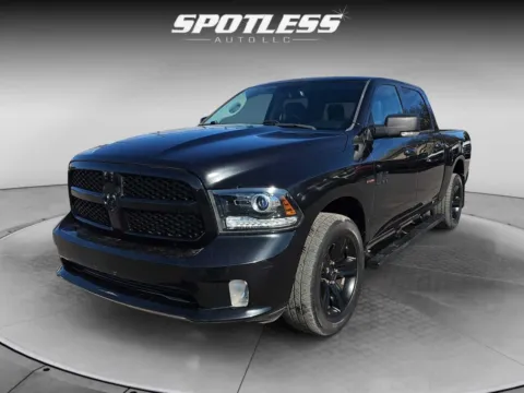 Black 2017 Ram 1500 for sale in San Antonio, TX