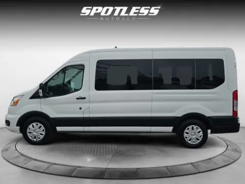 Another view of 2021 Ford Transit 350 XLT for sale in San Antonio, TX at Spotless Auto Loop 1604