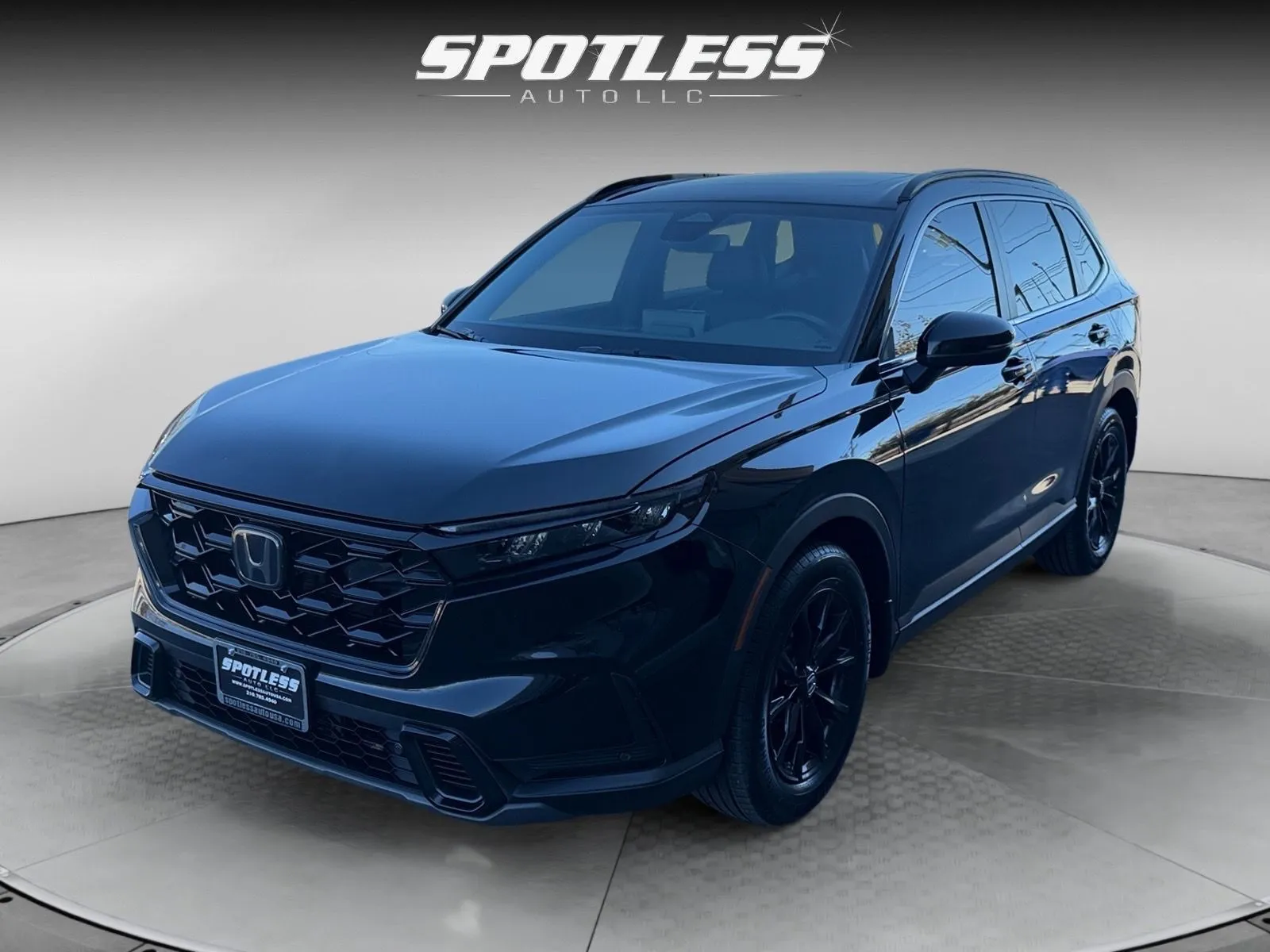 Black 2024 Honda CR-V Hybrid Sport-L for sale in San Antonio, TX