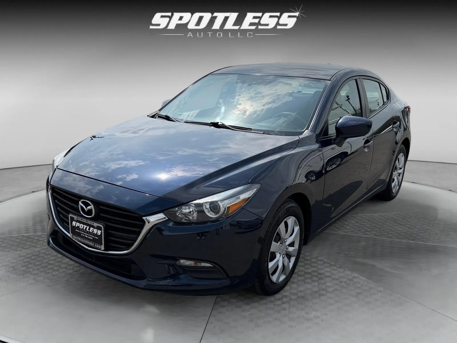 Blue 2017 Mazda Mazda3 Sport for sale in San Antonio, TX
