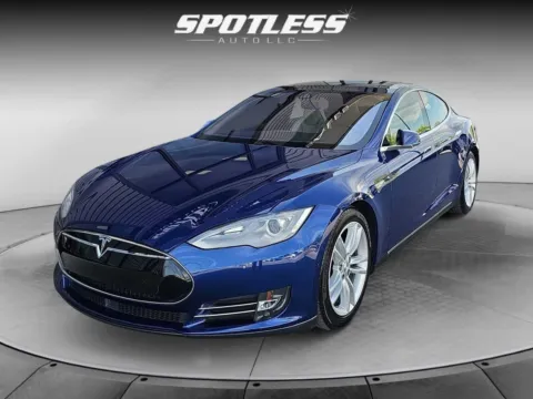 Blue 2016 Tesla Model S 90D for sale in San Antonio, TX