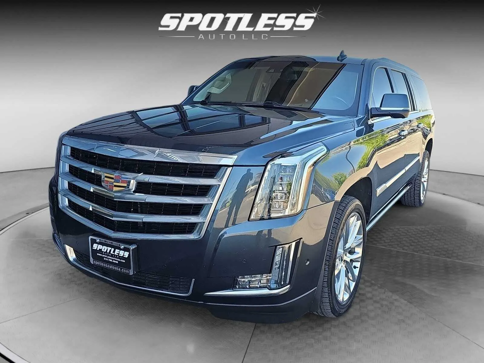 Gray 2019 Cadillac Escalade ESV Premium Luxury for sale in San Antonio, TX