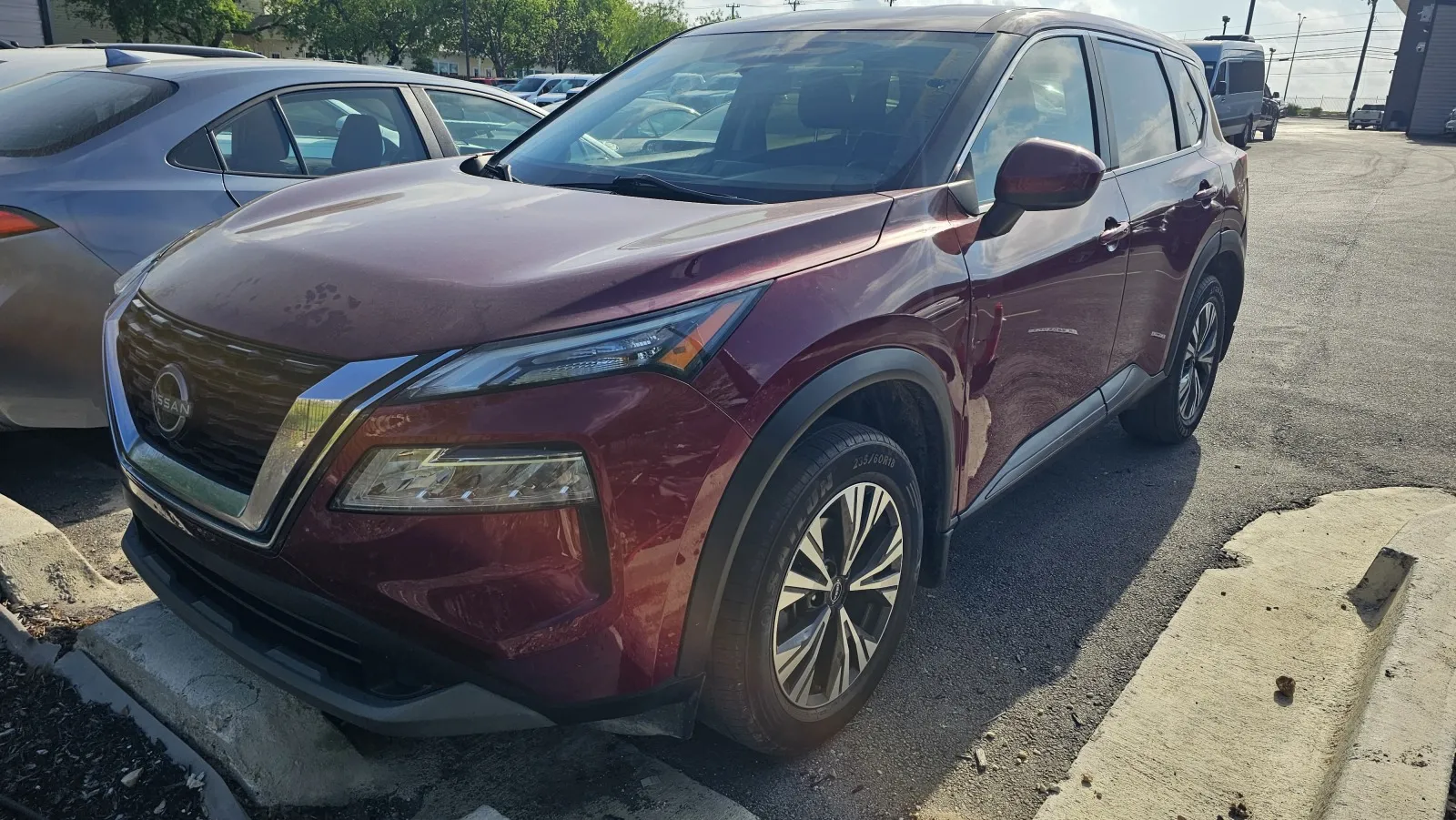 Red 2023 Nissan Rogue SV for sale in San Antonio, TX