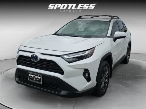 White 2024 Toyota RAV4 Hybrid XLE Premium for sale in San Antonio, TX