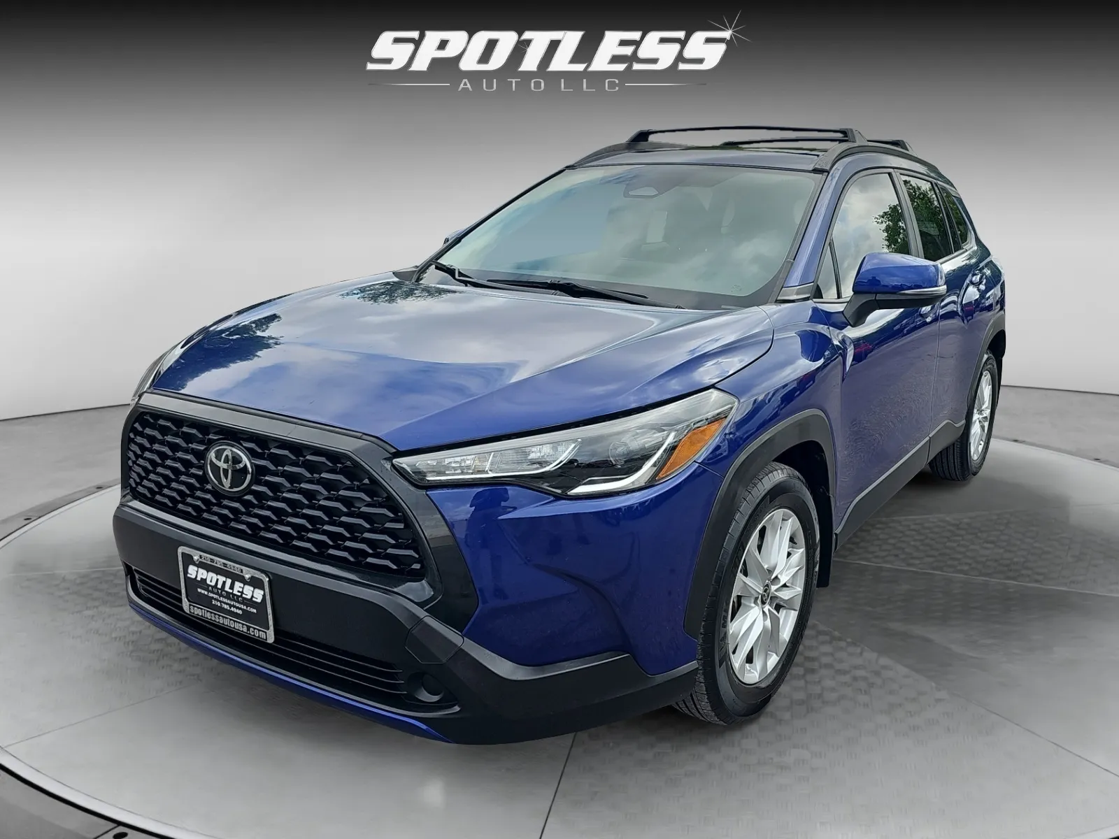 Blue 2024 Toyota Corolla Cross LE for sale in San Antonio, TX